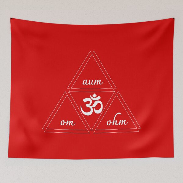 Item preview, Trinity-yoga meditation mantra design designed and sold by goodguy53.
