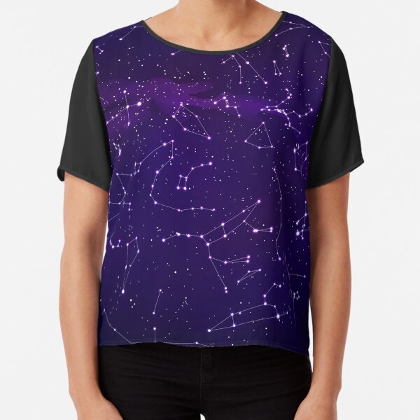 Star Field Chiffon Top