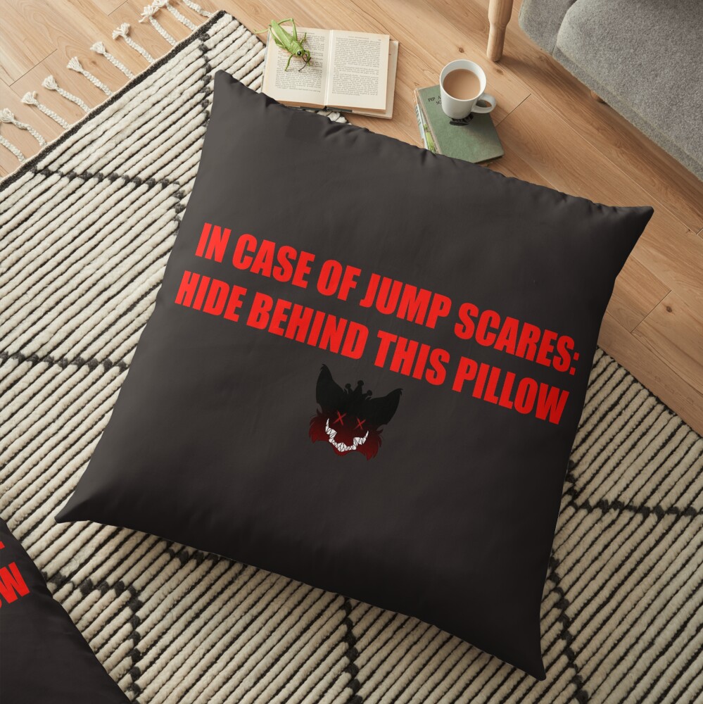 Safety from Jump Scares Floor Pillow