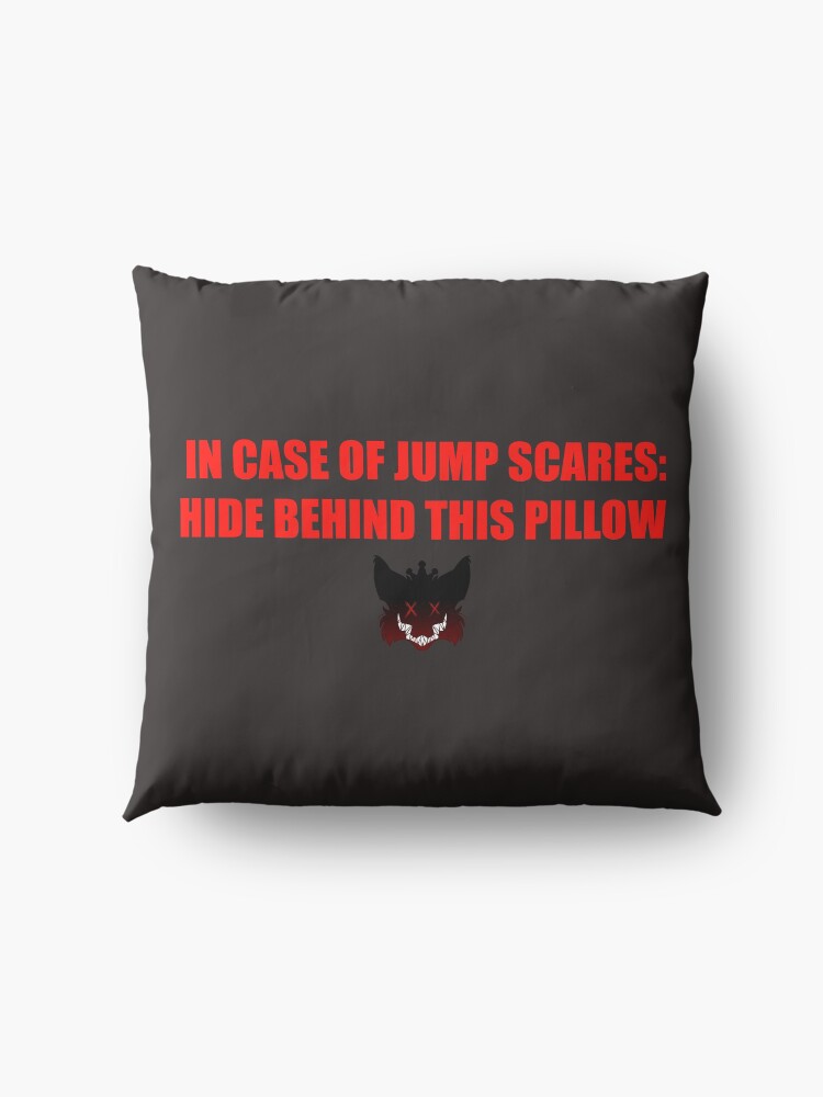 Alternate view of Safety from Jump Scares Floor Pillow