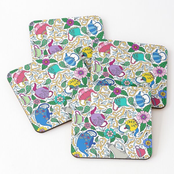 Item preview, Tea Time || Tea Pot || Tea Cup || Tea Party designed and sold by Hilary Leslie.