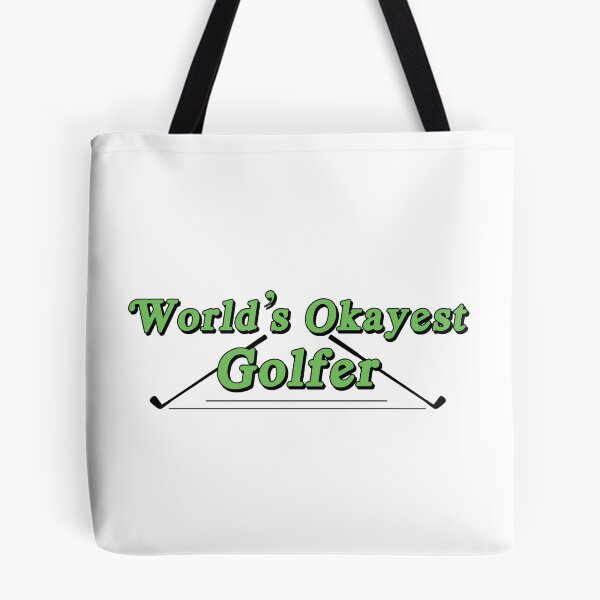 Item preview, World's Okayest Golfer designed and sold by MeganHickson.