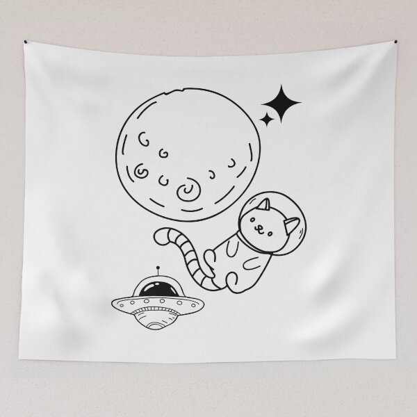 Item preview, Cat Astronaut designed and sold by manishfzr1995.