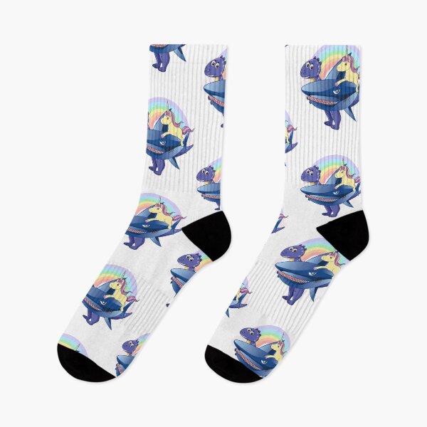 Item preview, Unicorn, Riding, Shark, rainbow, dinosoar designed and sold by Birdtheman12345.