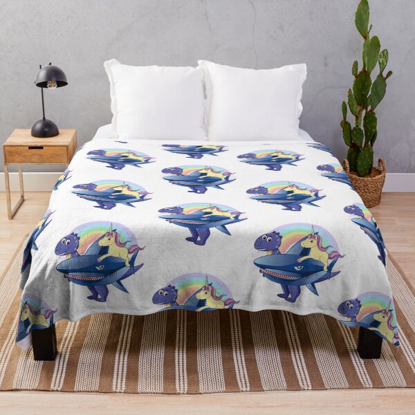 Item preview, Unicorn, Riding, Shark, rainbow, dinosoar designed and sold by Birdtheman12345.