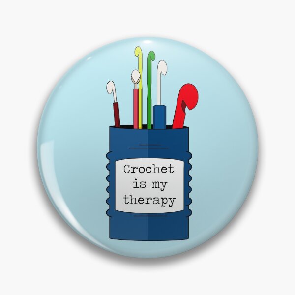 Item preview, Crochet is my therapy designed and sold by Byrnsey.