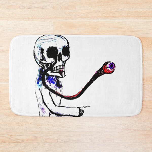 Item preview, Sketchy Pointing Skeleton With Robotic Eye designed and sold by GrudleBay.