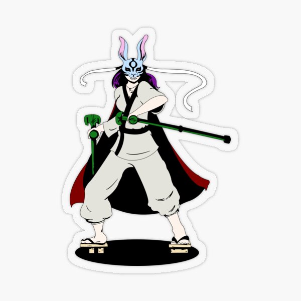 The Mask Rabbit Sticker transparent