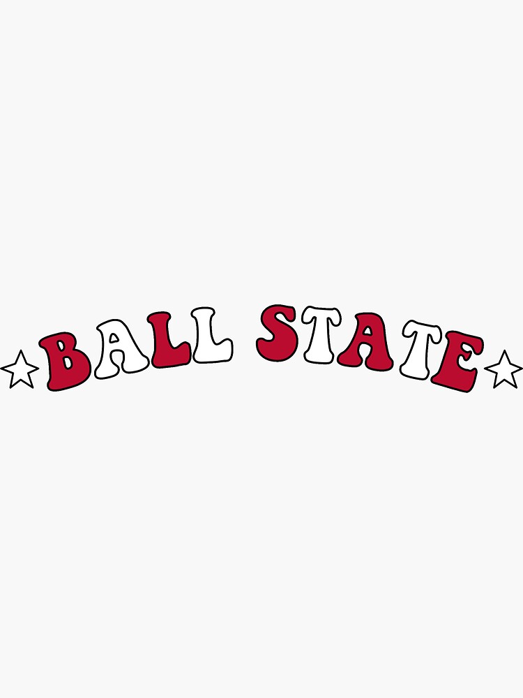 "ball state" Sticker for Sale by esedlack14 Redbubble