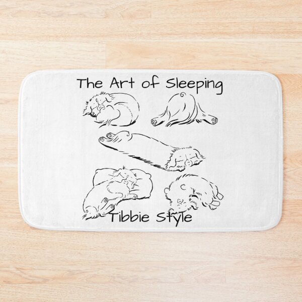 Item preview, The Art of Sleeping - Tibbie Style, a Tibbie Tales Comic Funny Dog Design designed and sold by Monica C. Webster.