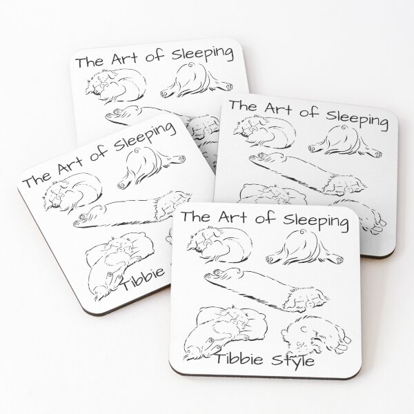 Item preview, The Art of Sleeping - Tibbie Style, a Tibbie Tales Comic Funny Dog Design designed and sold by Monica C. Webster.