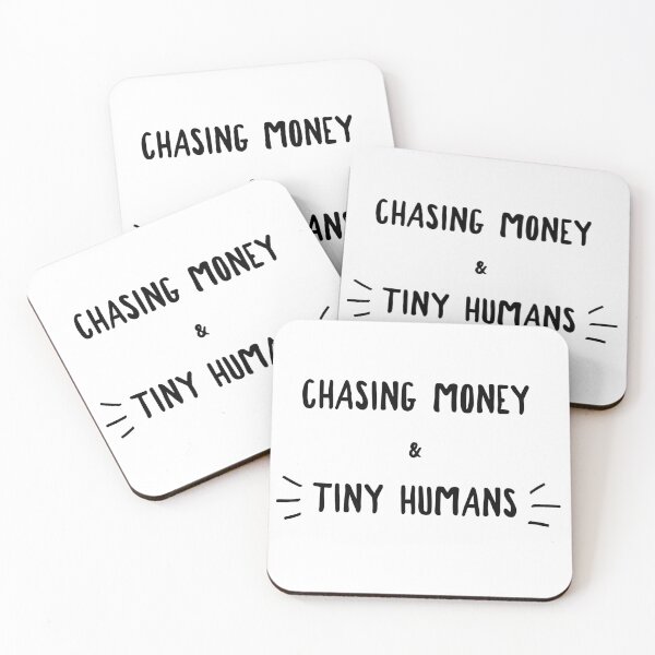 Item preview, Chasing Money & Tiny Humans New Mom Gift designed and sold by SerenaBliss.