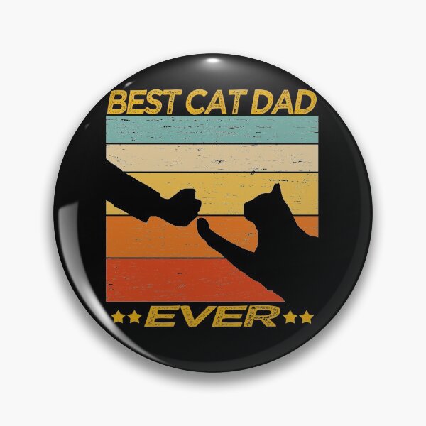 Item preview,  Best cat dad ever funny vintage designed and sold by osamamohamad.