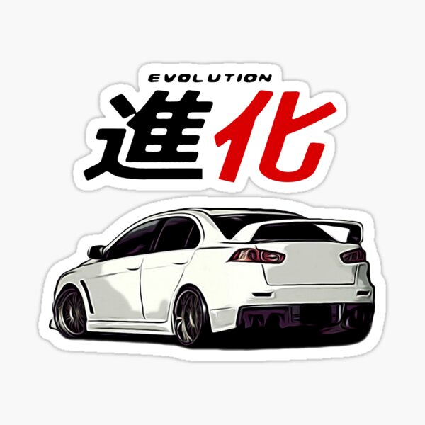 Evo X Stickers Redbubble