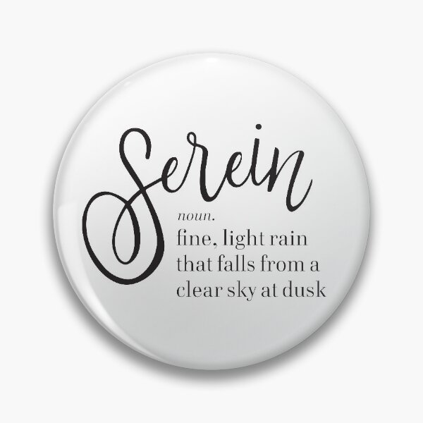 Item preview, Serein Word Definition Rain at Dusk designed and sold by Kit Cronk.