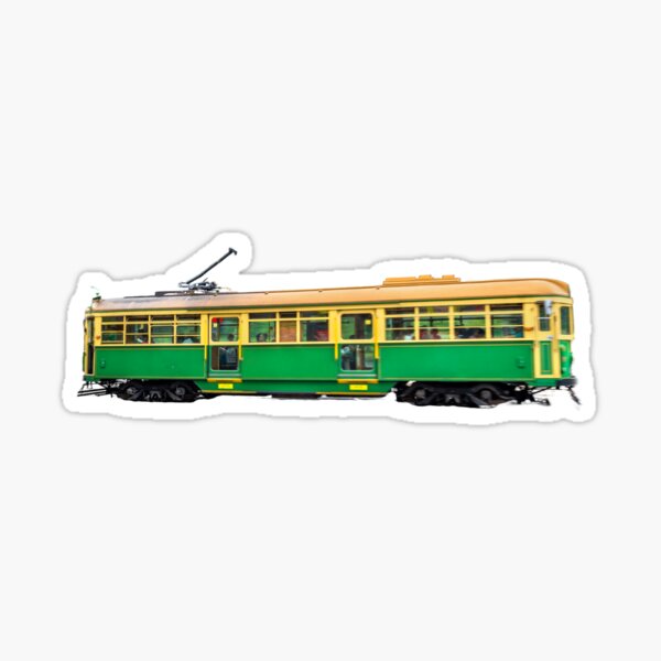 Item preview, Melbourne tram, public transport print  designed and sold by melbournegirl.