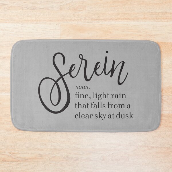 Item preview, Serein Word Definition Rain at Dusk designed and sold by Kit Cronk.
