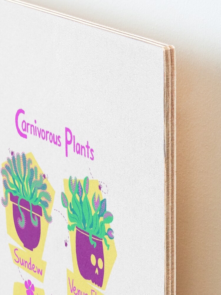 Alternate view of Carnivorous Plants Mounted Print