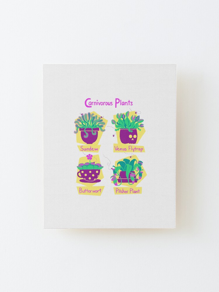 Alternate view of Carnivorous Plants Mounted Print