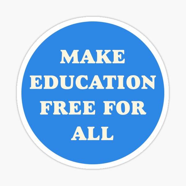 Item preview, Make Education Free For All designed and sold by SSFootball.
