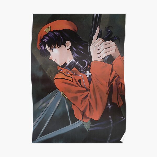 Misato Katsuragi - Neon Genesis Evangelion Girl Póster