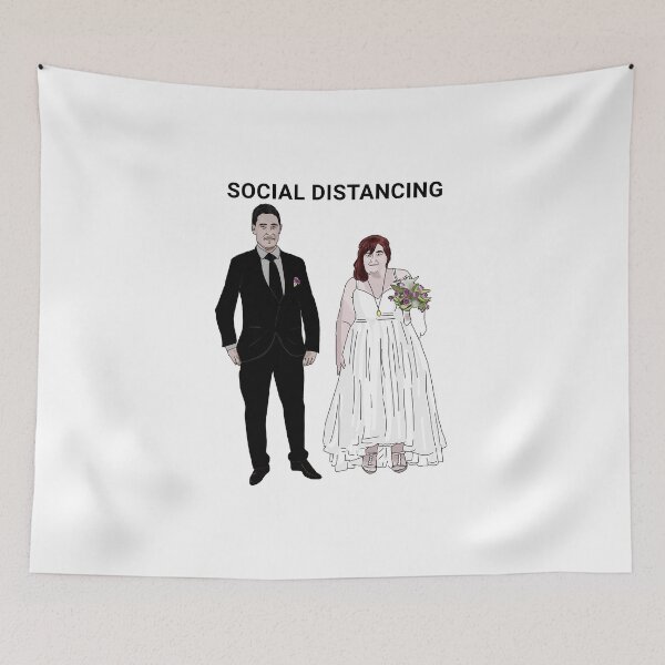 Item preview, Danielle and Mohammed - Social distancing - 90 day fiance  designed and sold by Ofthemoral.