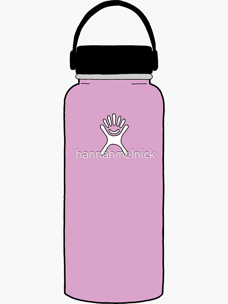 Redbubble Pink Hydro Flask Stickers Pink Hydro Water Bottle