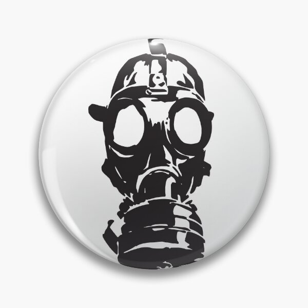 Item preview, Classic Gas Mask Stencil Covid 19 designed and sold by gtcdesign.