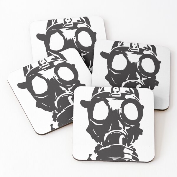 Item preview, Classic Gas Mask Stencil Covid 19 designed and sold by gtcdesign.