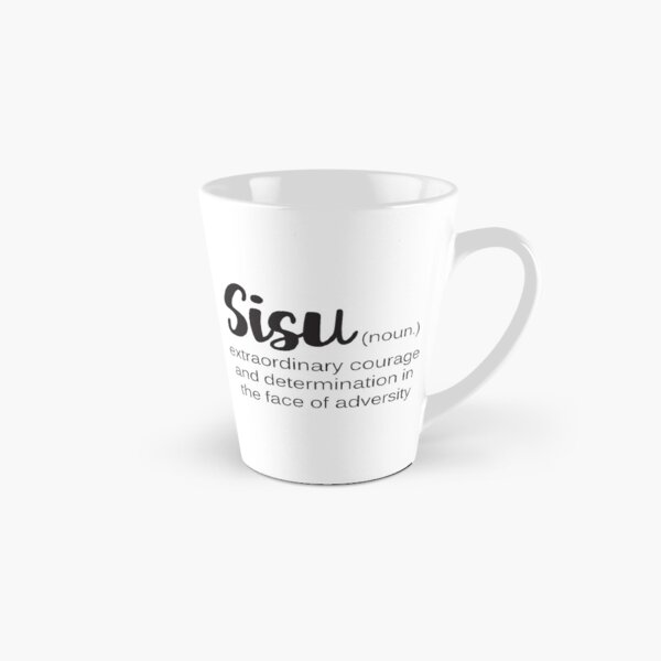 Aperçu de l'œuvre Sisu Word Definition Courage Détermination créée et vendue par Kit Cronk.