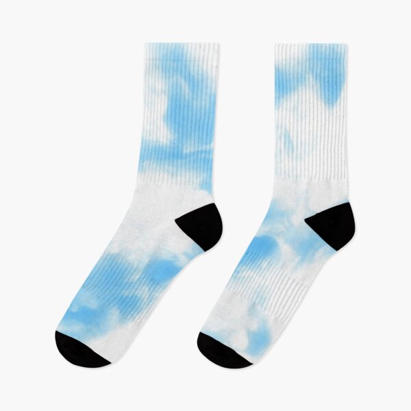 Item preview, Cloudy Skies - light blue white smokey abstract pattern designed and sold by JaycraveDesigns.