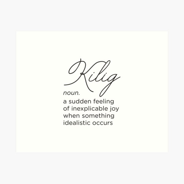 Item preview, Kilig Definition Joyful designed and sold by Kit Cronk.