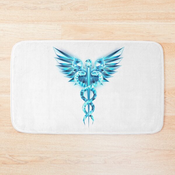 Item preview, Blue Caduceus Symbol designed and sold by Blackmoon9.