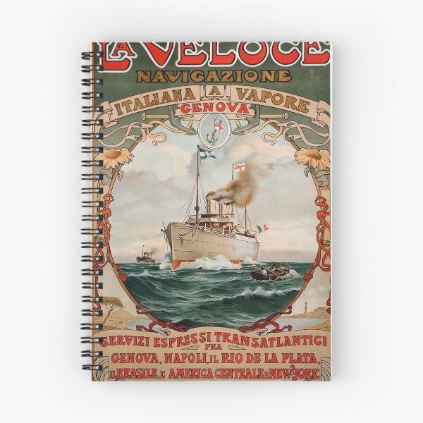 Item preview, La Veloce vintage travel poster designed and sold by stickart-marek.