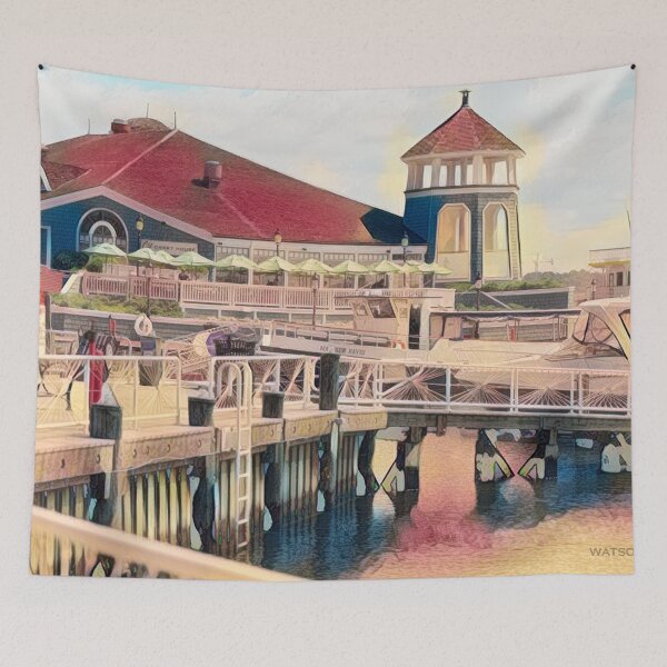 Item preview, Old Town Marina - Alexandria designed and sold by Marlene Watson-Hall.