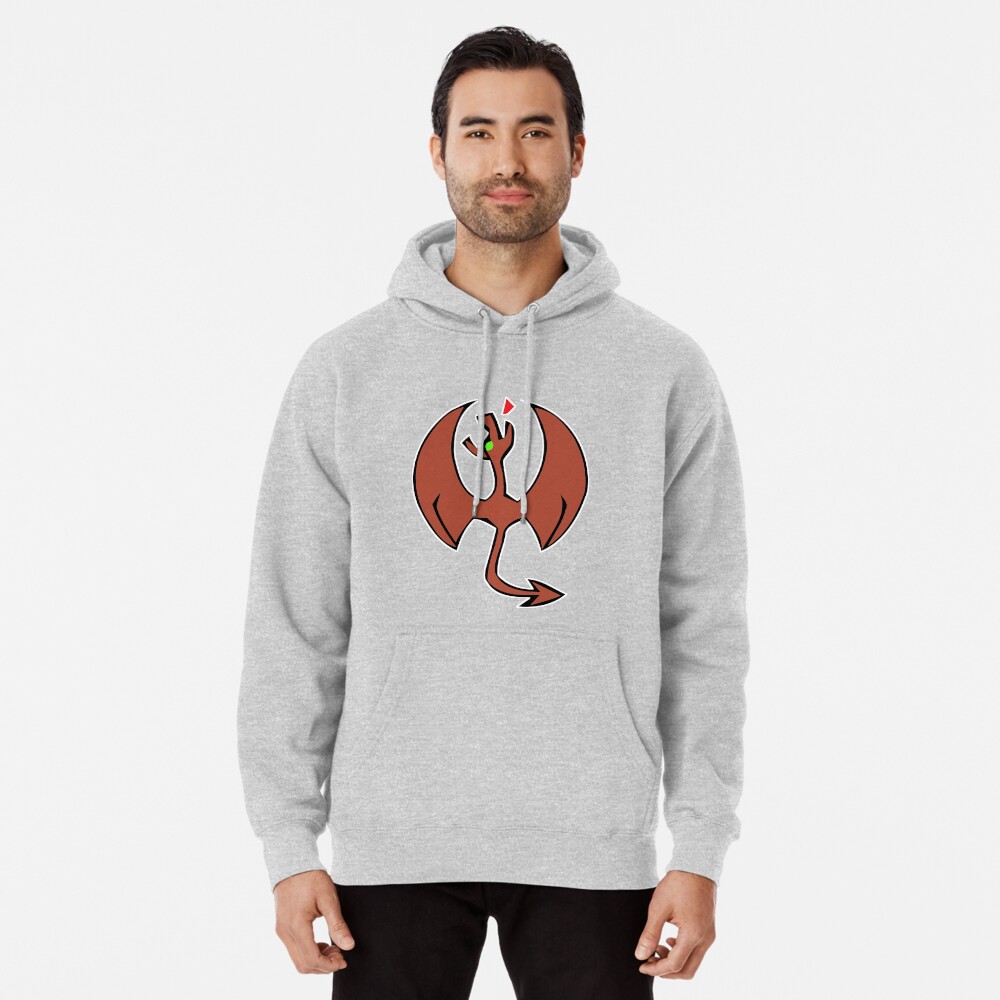 Sweat à capuche épais « Dragon (variante rouge)»