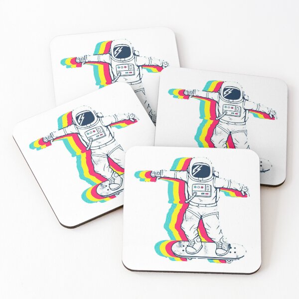 Item preview, astronauta en patineta designed and sold by Angelica Maria Franco Cano.