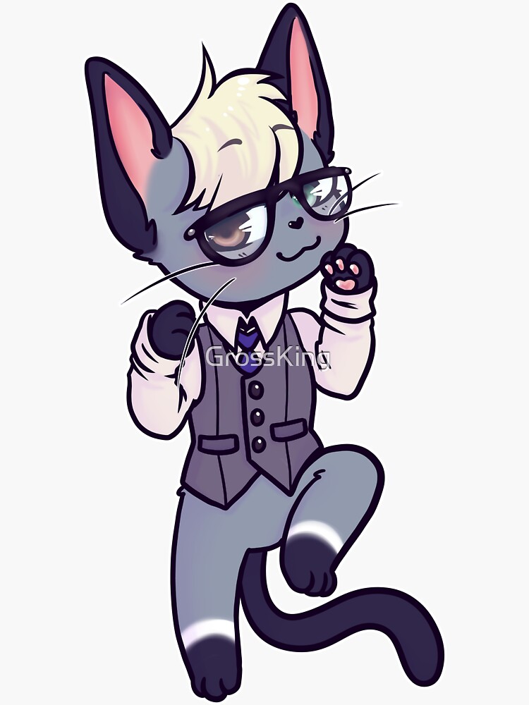 "Animal Crossing Raymond" Sticker by GrossKing | Redbubble