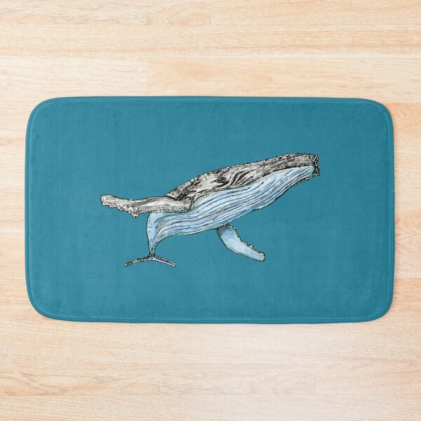 Item preview, Humpback Whale Illustration designed and sold by bslatecreations.