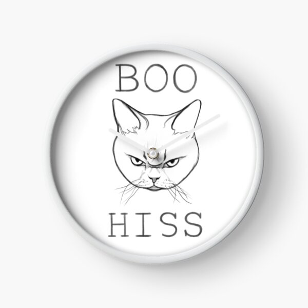 Boo Hiss Clock