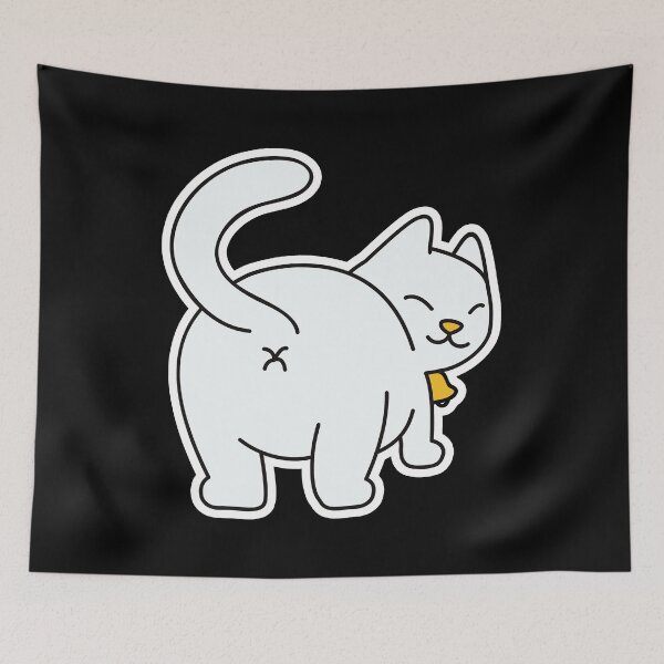 Item preview, UnusAnnus Memento Mori Half Mark Cat designed and sold by SeaNympth.