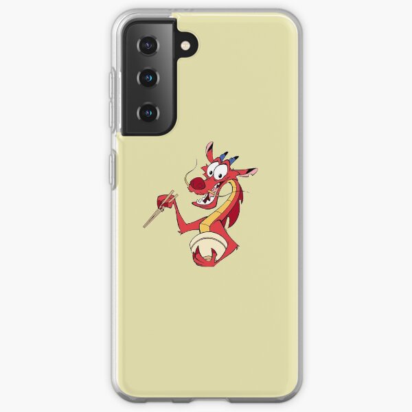 gachas de mushu Funda blanda para Samsung Galaxy