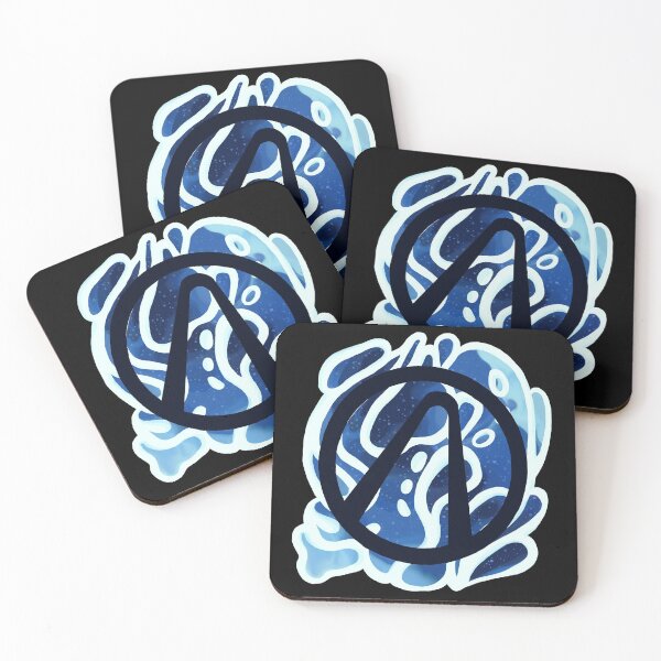 Borderlands 3 Amara Action Skill Vault Hunter Symbol Coasters (Set of 4)