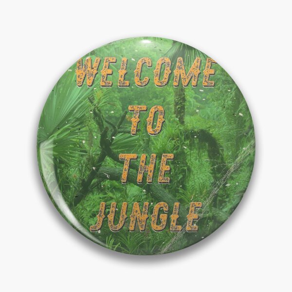Item preview, Welcome to the Jungle - Square designed and sold by Hell-Prints.