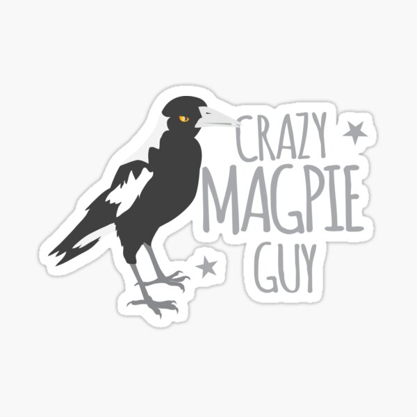 Item preview, Crazy Magpie guy designed and sold by jazzydevil.