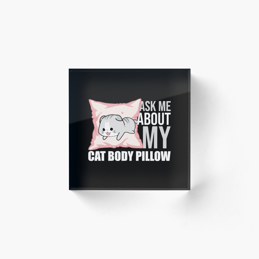 cat waifu pillow