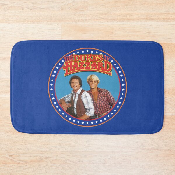 Item preview, Dukes of Hazzard cheesy retro promotional shot in circle border with stars designed and sold by Girty.