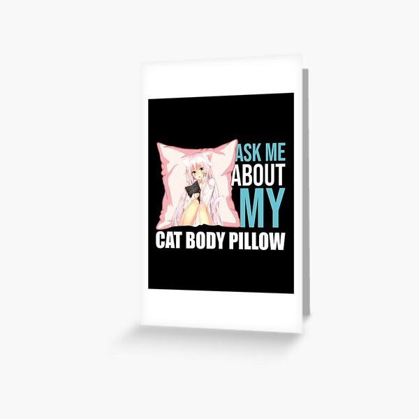 cat waifu pillow