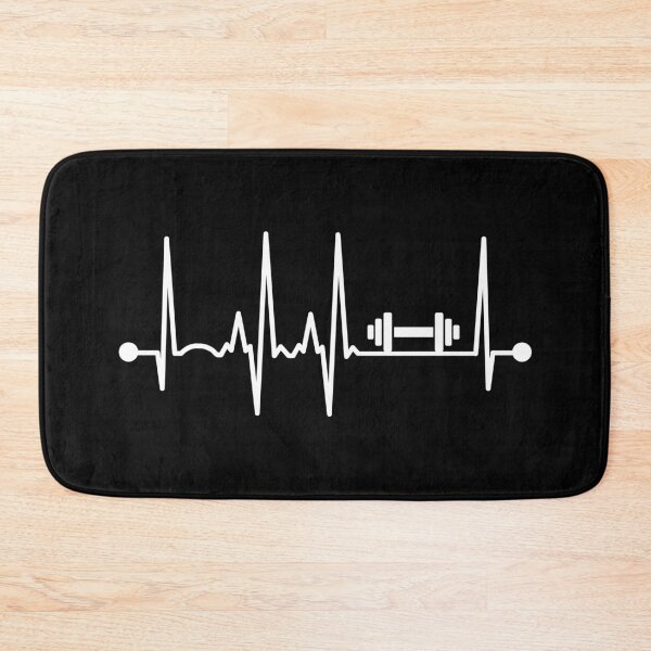 Item preview, Dumbbell Heartbeat designed and sold by teesaurus.
