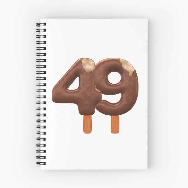 Item preview, 49 Ice Cream Fourty Nine Number 3d Chocolate designed and sold by HelloFromAja.